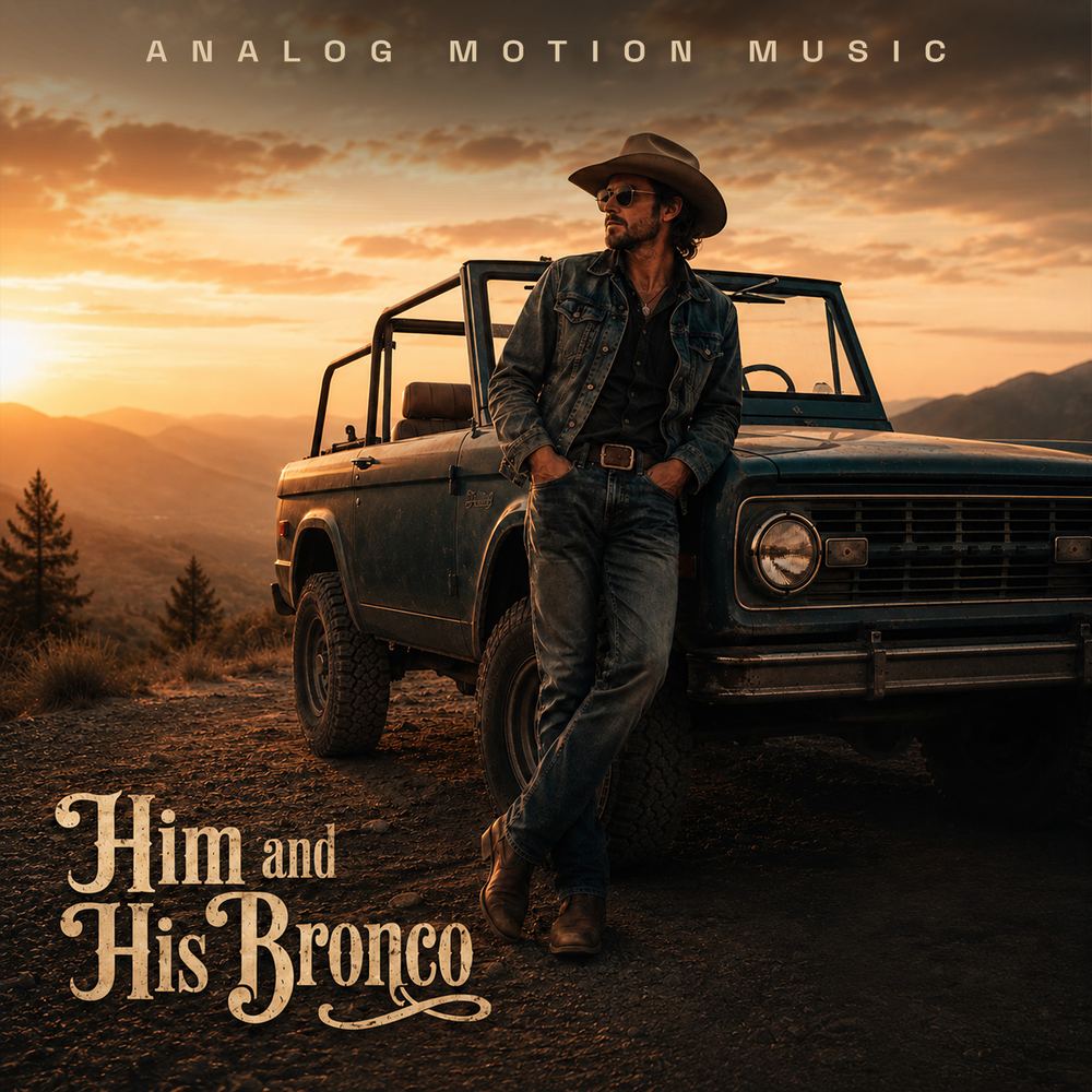 Him and His Bronco — cover
